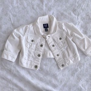 Baby Gap stretch denim jacket. 0-6 months.